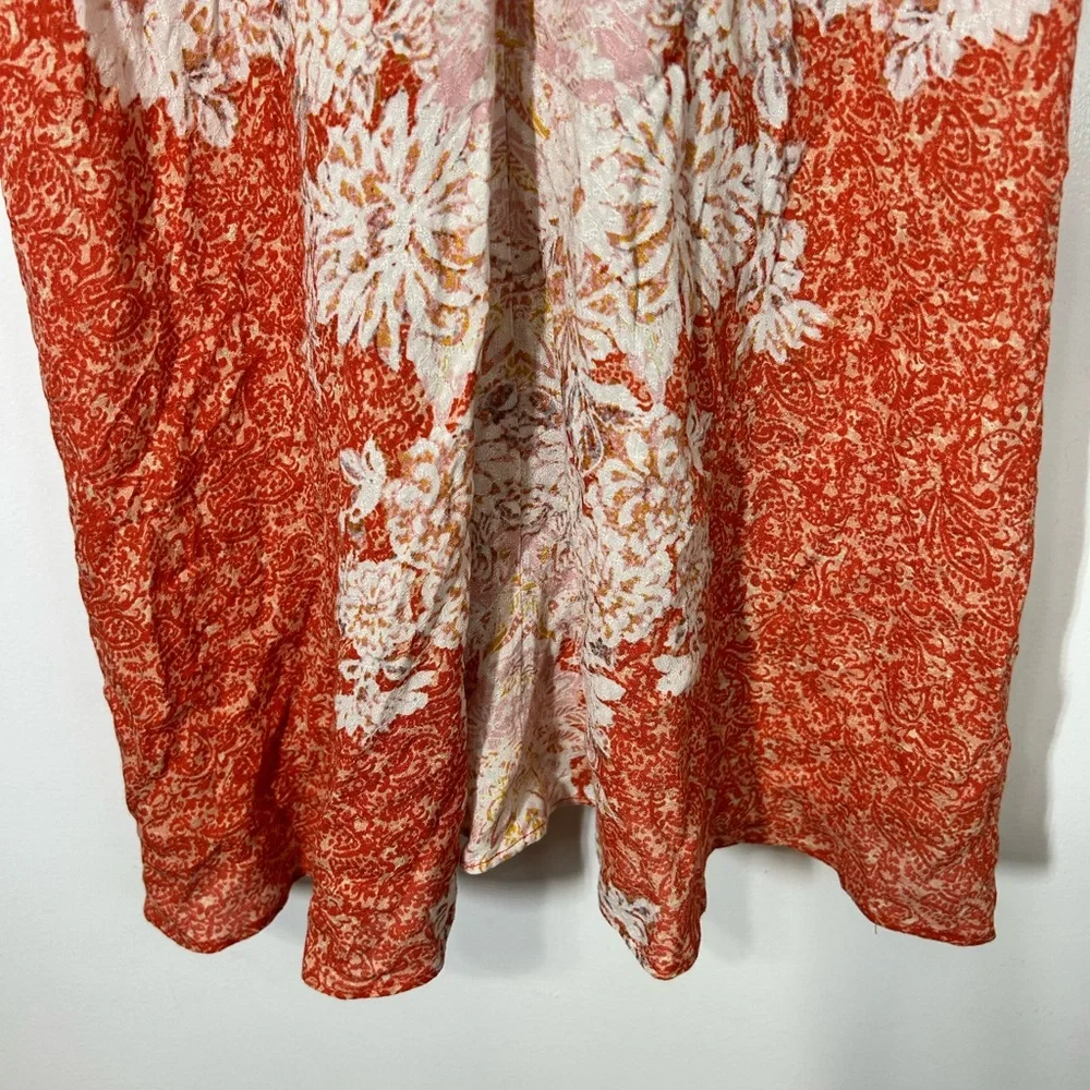 Free People Intimately Free Floral Morning Sun Lace-Trim Slip Mini Dress Size S - Picture 5 of 13